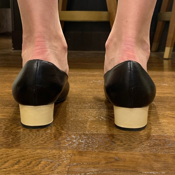 Kate Spade black/cream diamond-studded heels - Picture 4 of 4